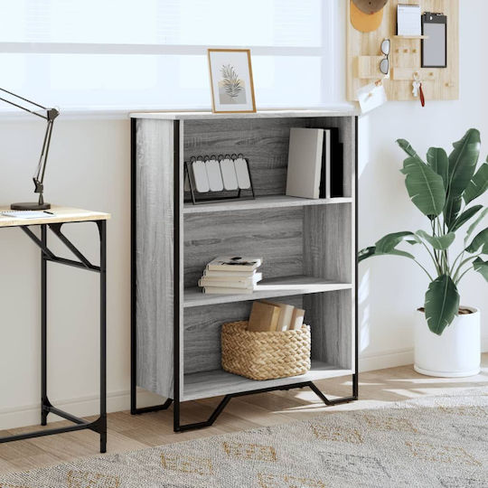 Bibliothek Grau Sonoma 80x31x106cm