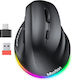 Meetion MT-BTM010R Wireless Ergonomic Bluetooth Mouse Black