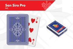 Dal Negro San Siro Plastikspielkarten Regular Blau