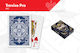 Dal Negro Treviso Plastic Poker Cards 2 Jumbo Blue