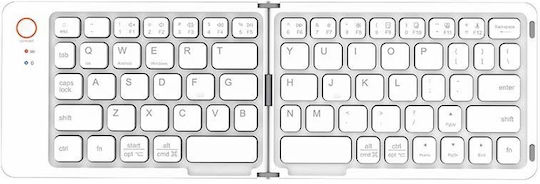Meetion MT-BTK001 Wireless Bluetooth Keyboard Only English US White