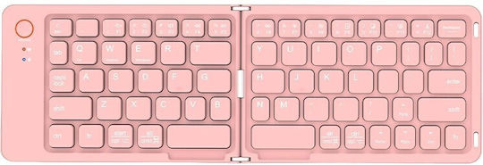 Meetion MT-BTK001 Kabellos Bluetooth Nur Tastatur Englisch US Rosa