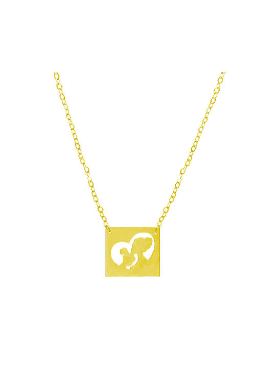 Dio Jewellery Lab Necklace Family from Gold Plated Silver