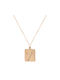 Dio Jewellery Lab Necklace from Pink Gold Plated Silver