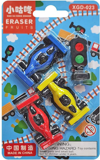 3D Formel Radiergummis 4 Stück 4,5cm Justnote 703389 – 50-3369 24 Stück