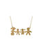 Goldsmith Necklace Family Gold Plated