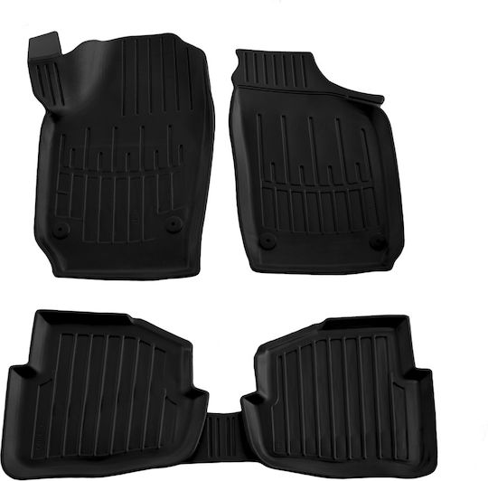 Umbrella Set Covorașe Față și Spate 2buc din Furtun pentru Skoda Fabia 1999-2007 Negre