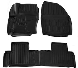 Umbrella Σετ Μπροστινά και Πίσω 2τμχ για Ford S-Max 2006-2014 Μαύρα