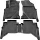 Umbrella Set Covorașe Față și Spate 2buc din Furtun pentru Toyota Hilux 2015+ Negre