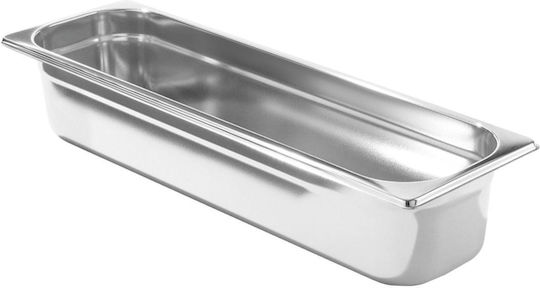 Gn Profi Line Stainless Steel Container 40cm To +300cm Gastronorm 2/4 Height 150mm Hendi 801840