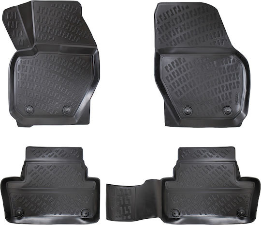 Umbrella Set Covorașe Față și Spate 4buc din Furtun pentru Volvo XC 60 - XC 60 2008-2017 Negre