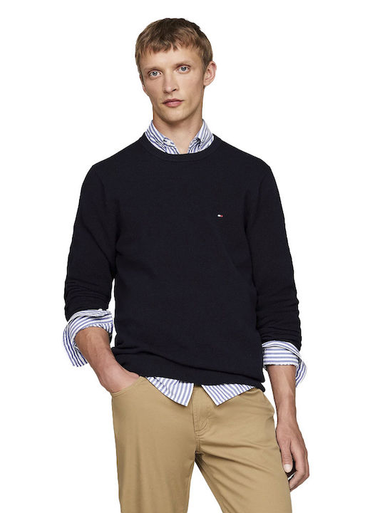 Tommy Hilfiger Πουλόβερ Μακρυμάνικο Μπλε Σκούρο