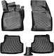 Umbrella Set Covorașe Față și Spate 4buc din Furtun pentru Seat Ateca 2016+ Negre