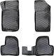 Umbrella Set Covorașe Față și Spate 4buc din Furtun pentru Peugeot 206 1999-2014 Negre