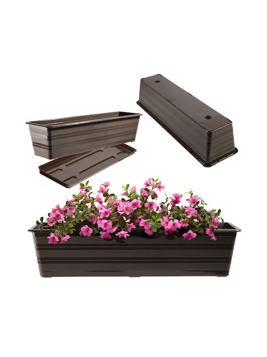 Kadax Balcony Box 60cm Planter + Saucer