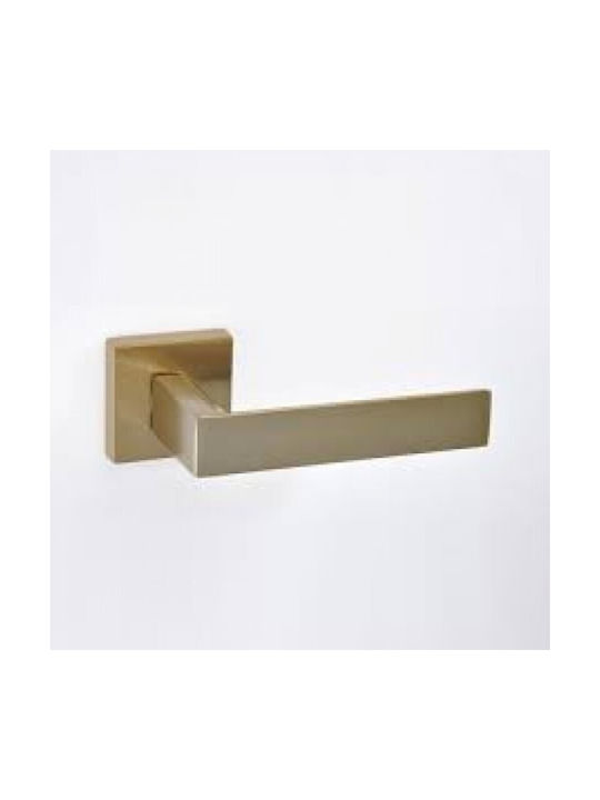 Best Design Buton Ușa din față cu Placă 21 030560 Pereche (Distanța Centrelor 135mm) Oro Matt