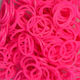 Elastic Rainbow Loom Neon Roz 300 Bucăți