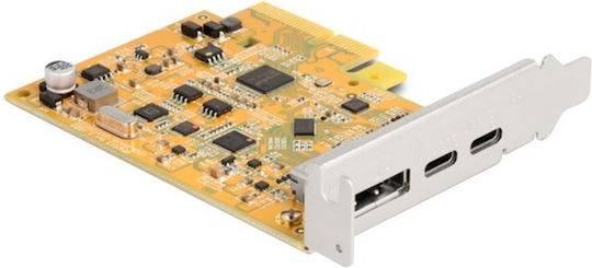 DeLock PCIe Card with 4 Type-C / USB 3.2 Ports