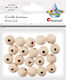 Wooden Beads 15mm 20pcs Titanium