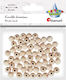 Wooden Beads 10mm 60pcs Titanium