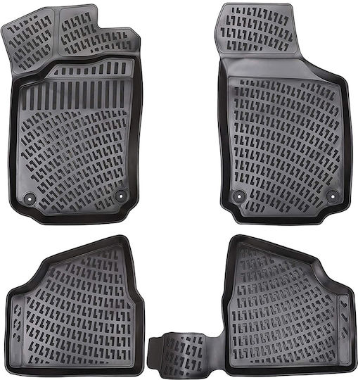 Umbrella Set Covorașe Față și Spate 4buc din Furtun pentru Opel Combo 2001-2011 Negre