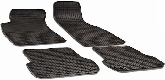 Umbrella Set Covorașe Față și Spate 4buc din Furtun pentru Seat Exeo Audi A4 2005-2007 Negre
