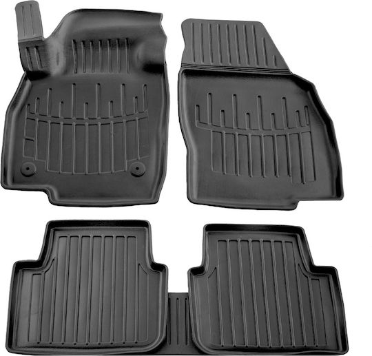 Umbrella Set Covorașe Față și Spate 4buc din Furtun pentru Skoda Kamiq 2019+ Negre