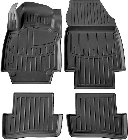 Umbrella Set Covorașe Față și Spate 4buc din Furtun pentru Renault Captur - Capturare 2013-2019 Negre