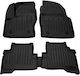 Umbrella Set Covorașe Față și Spate 4buc din Furtun pentru Ford Kuga 2012-2019 Negre