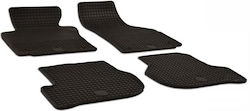 Umbrella Σετ Μπροστινά και Πίσω 4τμχ για Seat Leon / Altea 2009-2012 Μαύρα