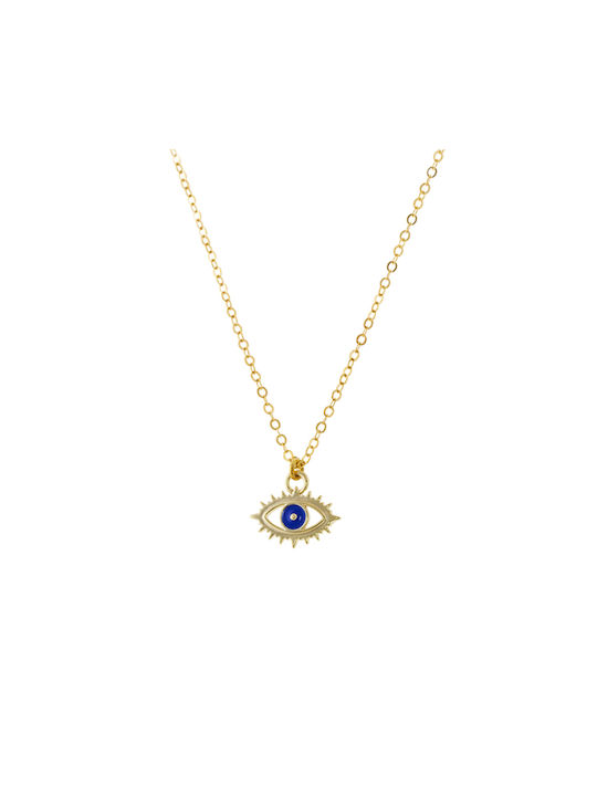 Loisir Necklace Eye Gold Plated