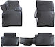 Umbrella Set Covorașe Față și Spate 4buc din Furtun pentru Audi Q7 2005-2015 Negre