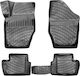 Umbrella Set Covorașe Față și Spate 4buc din Furtun pentru Peugeot 307 2001-2014 Negre