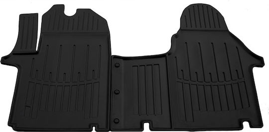 Umbrella Covorașe Față 2buc din Furtun pentru Opel Vivaro 2001-2014 Negre
