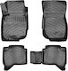 Umbrella Set Covorașe Față și Spate 4buc din Furtun pentru Toyota Hilux 2004-2015 Negre