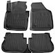 Umbrella Set Covorașe Față și Spate 4buc din Furtun pentru Volkswagen Caddy 2003-2020 Negre