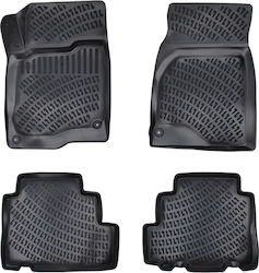 Umbrella Σετ Μπροστινά και Πίσω 4τμχ για Opel Antara 2007+ Μαύρα Umbrella Σετ Μπροστινά και Πίσω 4τμχ για Opel Antara 2007+ Μαύρα