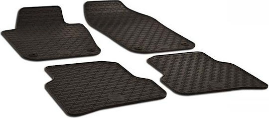 Umbrella Set Față și Spate Covoare Auto 4 Bucăți Pentru Seat Ibiza VW Polo 2010-2016 Negre