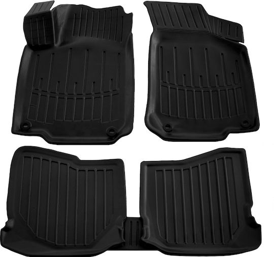 Umbrella Set Covorașe Față și Spate 4buc din Furtun pentru Volkswagen Bora 1998-2005 Negre