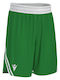 Men's Athletic Shorts Green/white