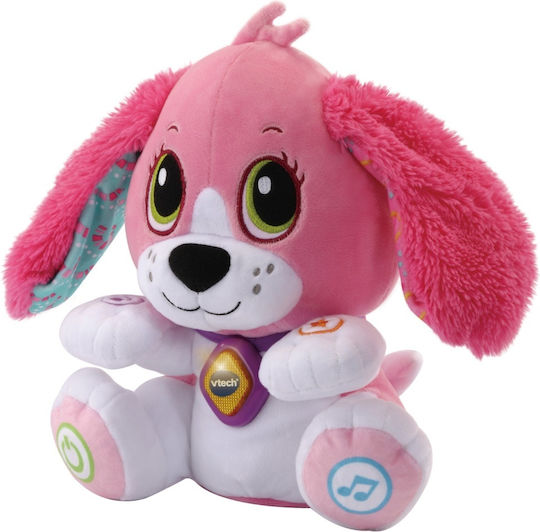Jucărie de pluș interactivă Vtech Cățeluș Roz