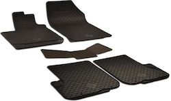 Umbrella Satz Vorder- und Rückseite 5 Stück für Dacia Dokker / Lodgy 2013+ Schwarze