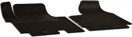 Umbrella Covorașe Față 2buc din Furtun pentru Opel Vivaro Renault Trafic 2007-2014 Negre