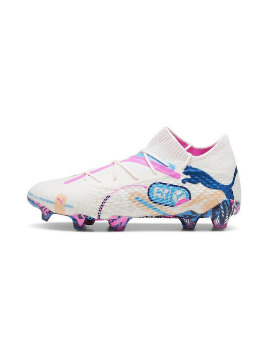 Puma Future 7 Ultimate Vol. Up FG/AG Scăzut Pantofi de Fotbal cu clești Albe