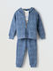 Set pentru copii cu pantaloni Iarnă 3buc Blue