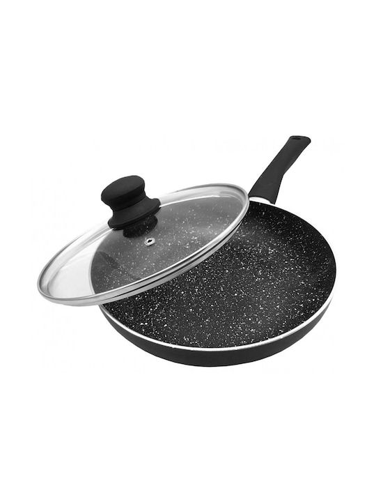 KING Hoff Pan With Lid made of Aluminum with Non-Stick Coating 24cm