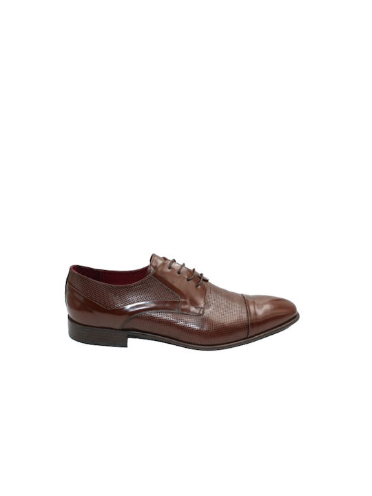 Damiani Men's Leather Dress Shoes Brown