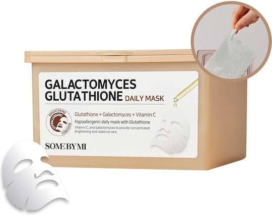Some By Mi Galactomyces Glutathione Gesichtsmaske für das Gesicht 30Stück