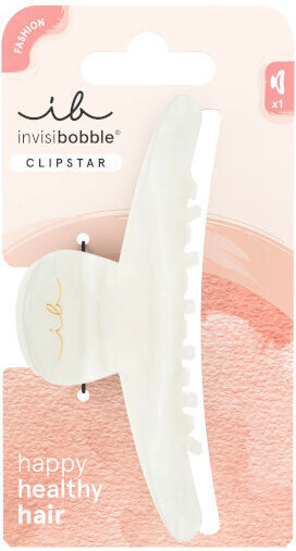 Invisibobble Κλάμερ για Μαλλιά Clipstar Clawdia Tortoise Λευκό