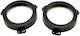 Car Speaker Adapter Rings Code 20.489 Opel Tigra A 1994-2000 Front 130mm